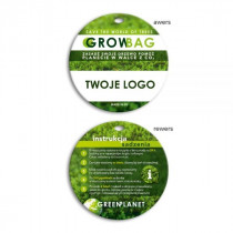 Torba GROWBAG Z ZAWIESZKĄ z logo firmy w LazyStore!