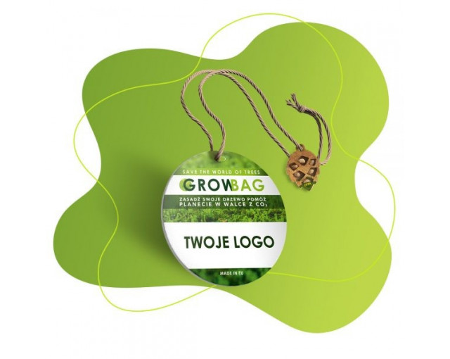 Torba GROWBAG Z ZAWIESZKĄ z logo firmy w LazyStore!