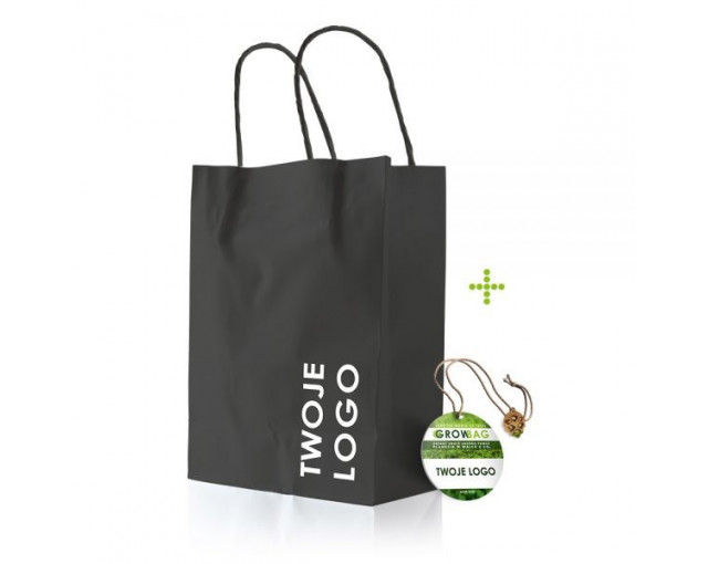 Torba GROWBAG Z ZAWIESZKĄ z logo firmy w LazyStore!
