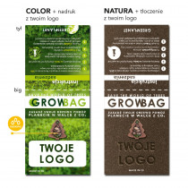 Torba GROWBAG z rosnącą zawieszką z logo firmy w LazyStore!