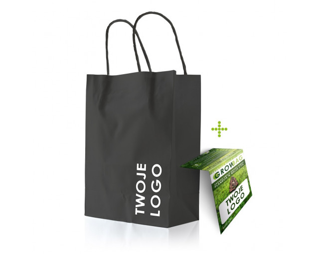 Torba GROWBAG z rosnącą zawieszką z logo firmy w LazyStore!
