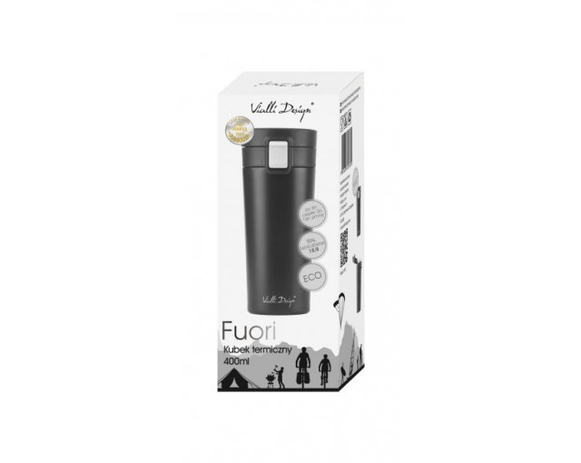 Kubek termiczny 400ml FUORI z logo firmy w LazyStore!