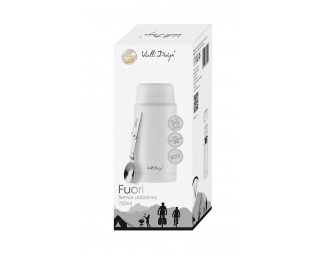 Termos obiadowy 750ml FUORI z logo firmy w LazyStore!