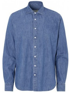 Cottover Denim Slim Fit Koszula Męska z logo firmy w LazyStore!