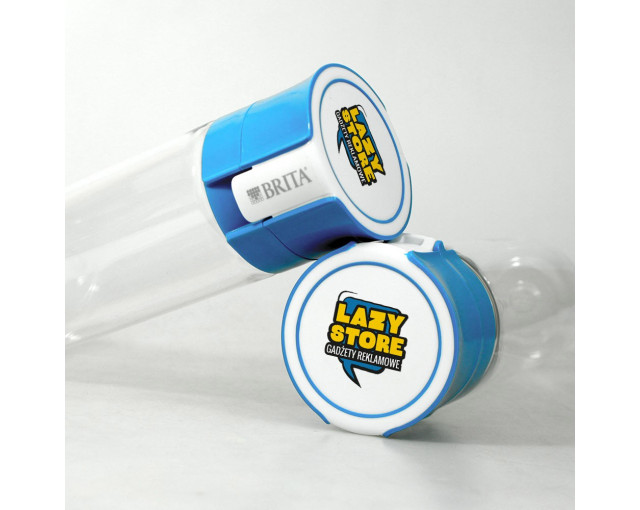 Butelka filtrująca BRITA Model Vital z logo + 2 filtry MicroDisc z logo firmy w LazyStore!