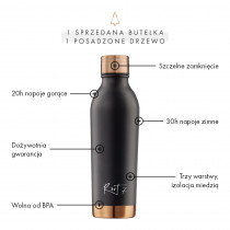 Root7 OneBottle Polished Rainbow Butelka Termiczna z logo firmy w LazyStore!