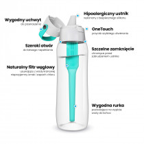 Butelka filtrująca Dafi SOLID 0,7 l + filtr węglowy z logo firmy w LazyStore!