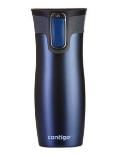 Kubek termiczny Contigo West Loop 2.0 470ml granat mat z logo firmy w LazyStore!